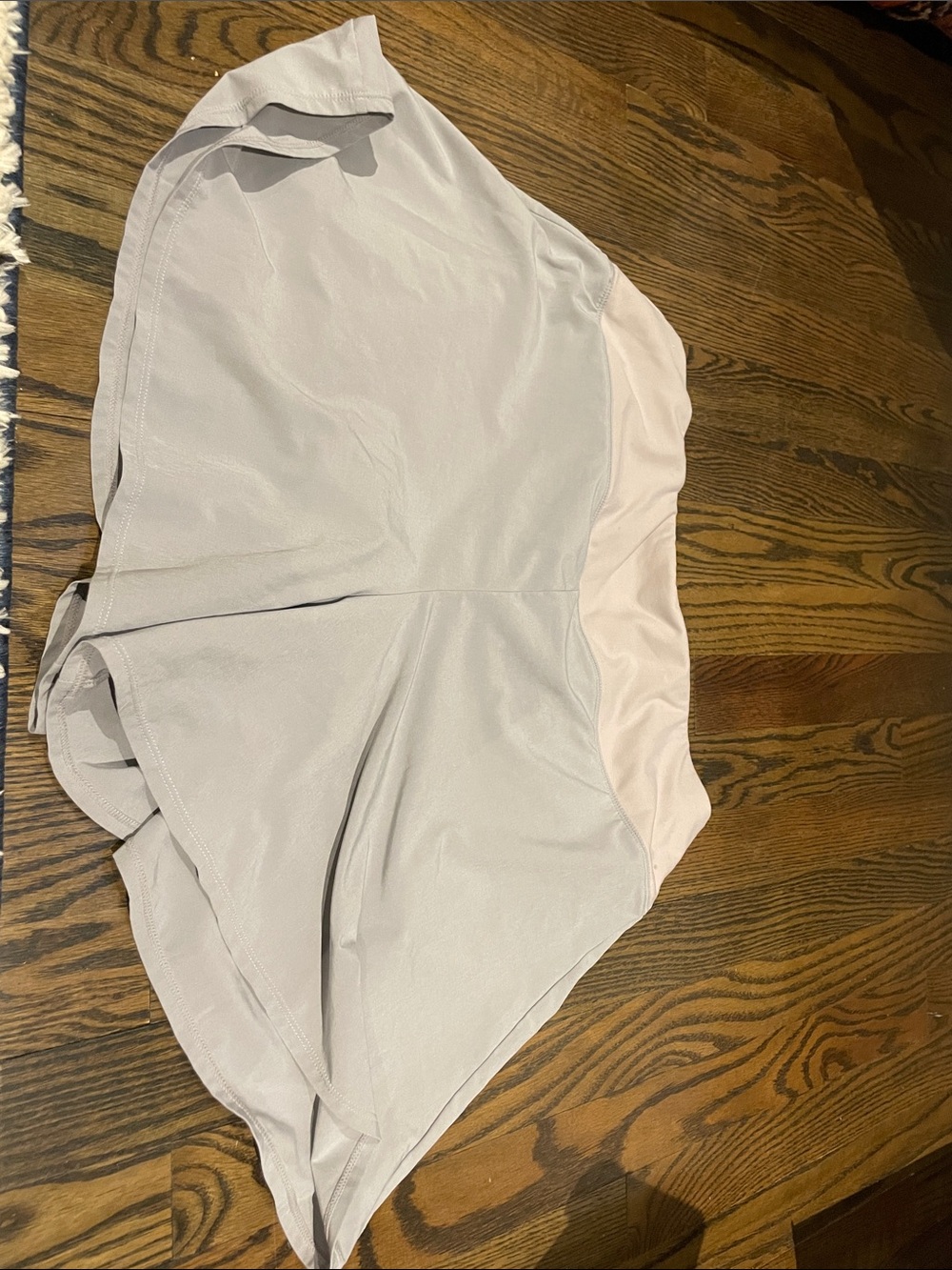 Coolibar Light Gray and Pale Pink Athletic Shorts